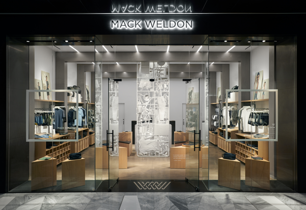 Frederick Tang Architecture Designs Mack Weldon's Hudson Yards Retail Store
