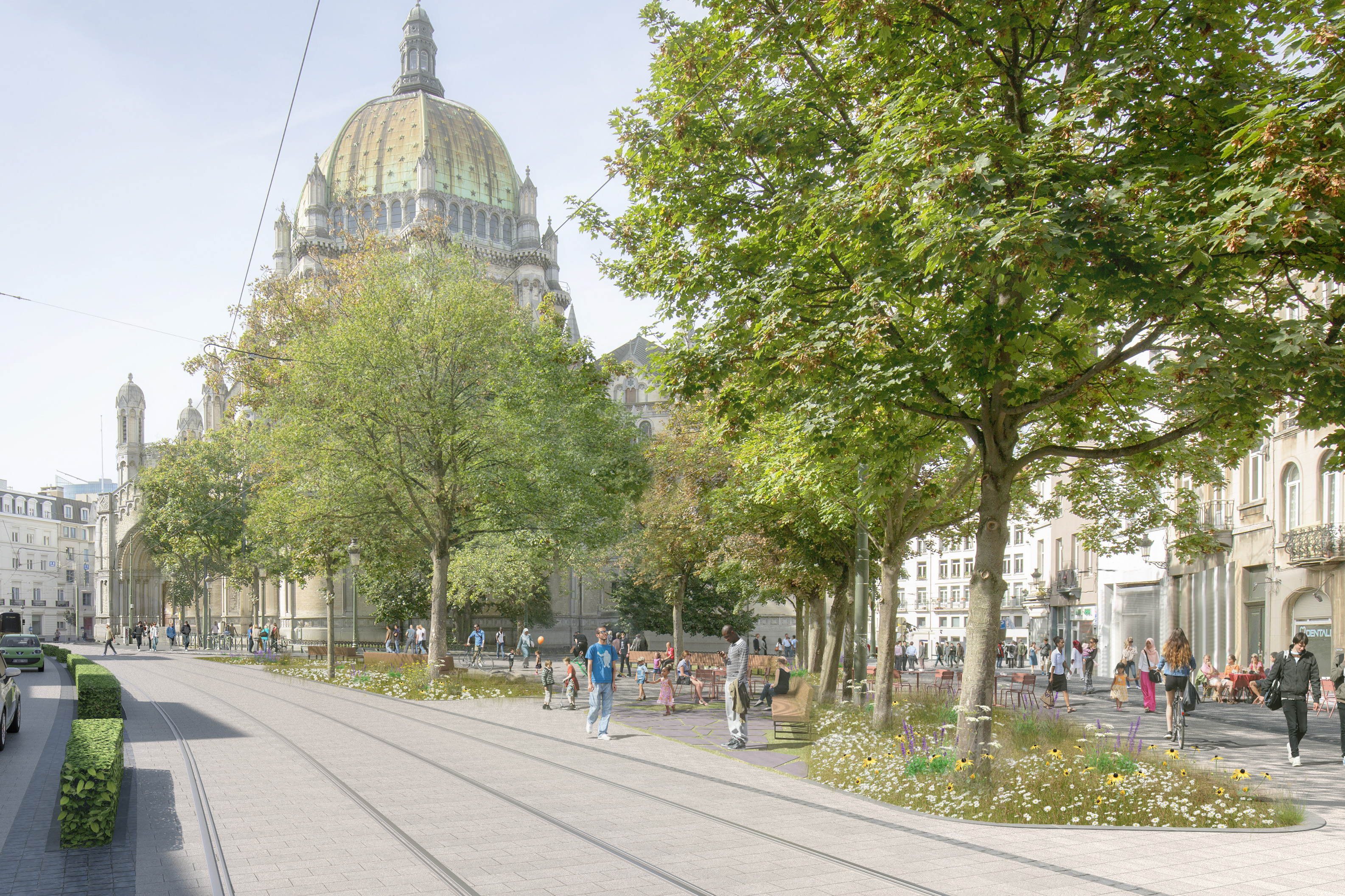 Koninginneplein in Schaarbeek krijgt vorstelijke opknapbeurt