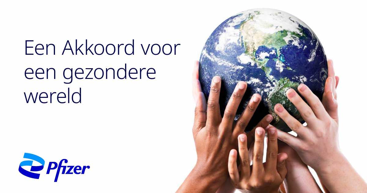 Om voor 1,2 miljard mensen in 45 lage-inkomenslanden de gezondheidsgelijkheid te verbeteren introduceert Pfizer 'Een Akkoord voor een Gezondere Wereld'