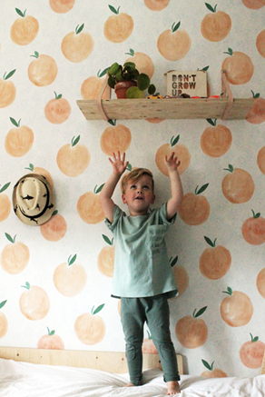 Collectie: Eco Behang - ref. RB203 Zumo (kleur: oranje)