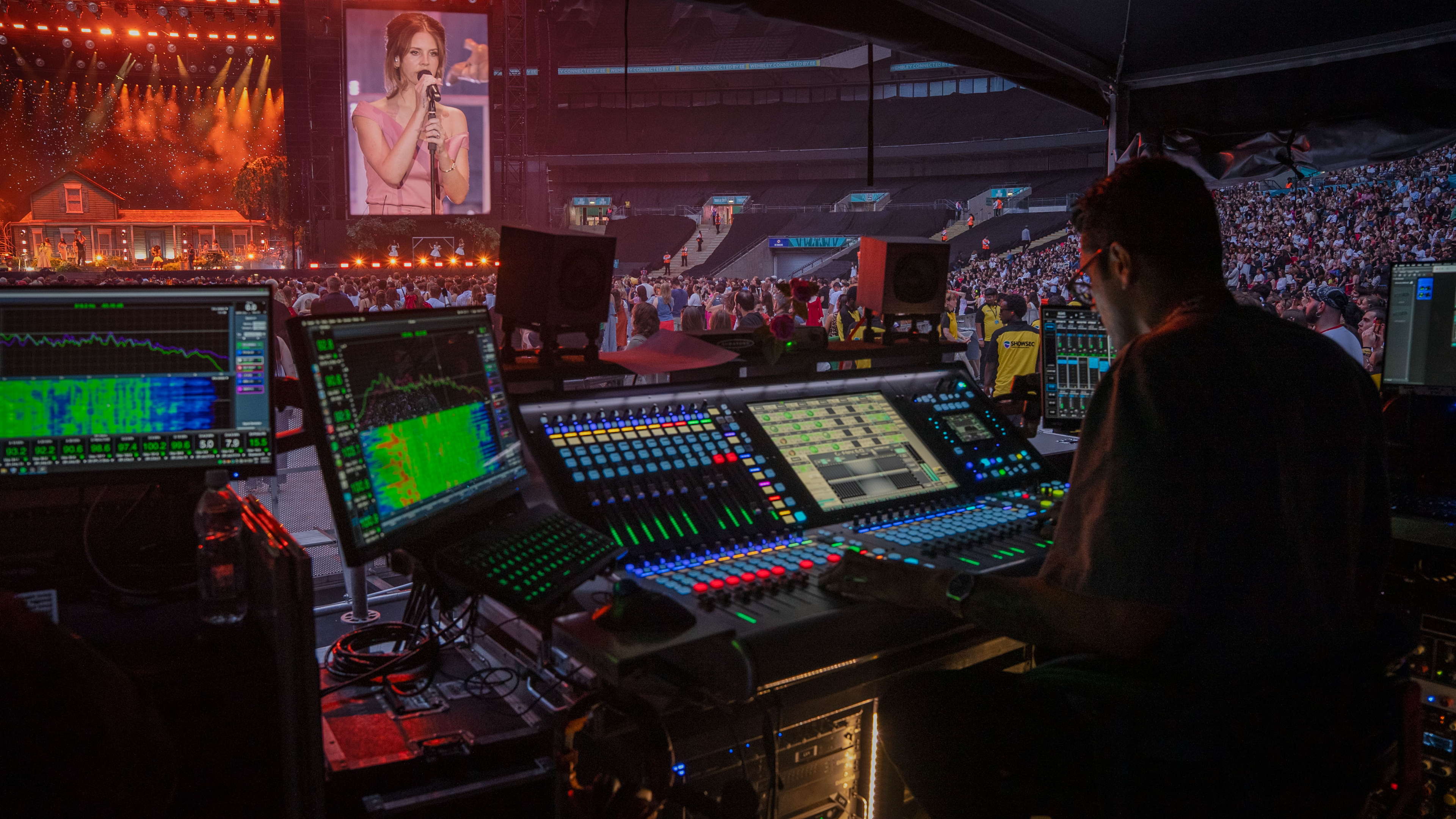 Solid State Logic Live Mixing Consoles at FOH and Monitors for Lana Del Rey's All-Stadium Tour in Great Britain and Ireland