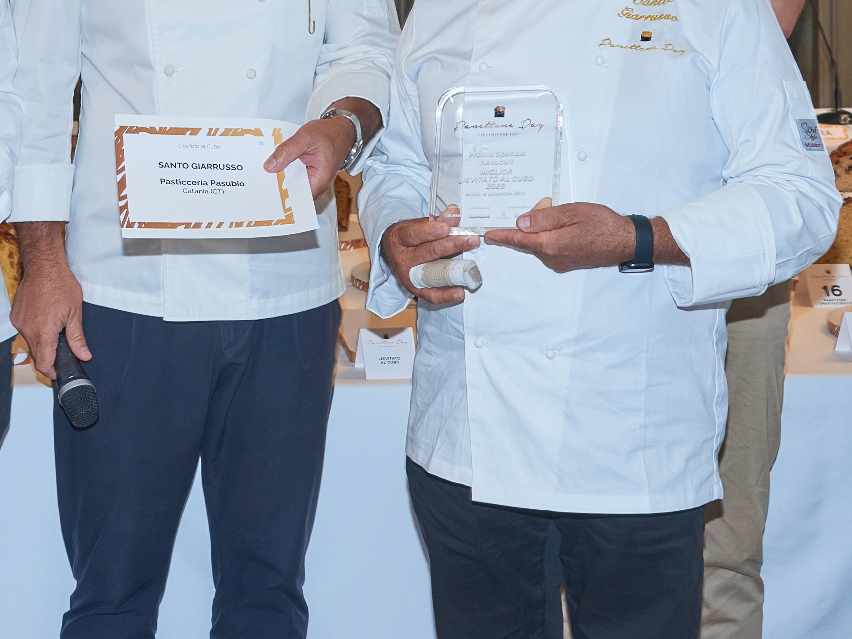 Il pasticcere Santo Giarrusso di Catania vince il premio speciale Miglior Lievitato al Cubo all’undicesima edizione di Panettone Day