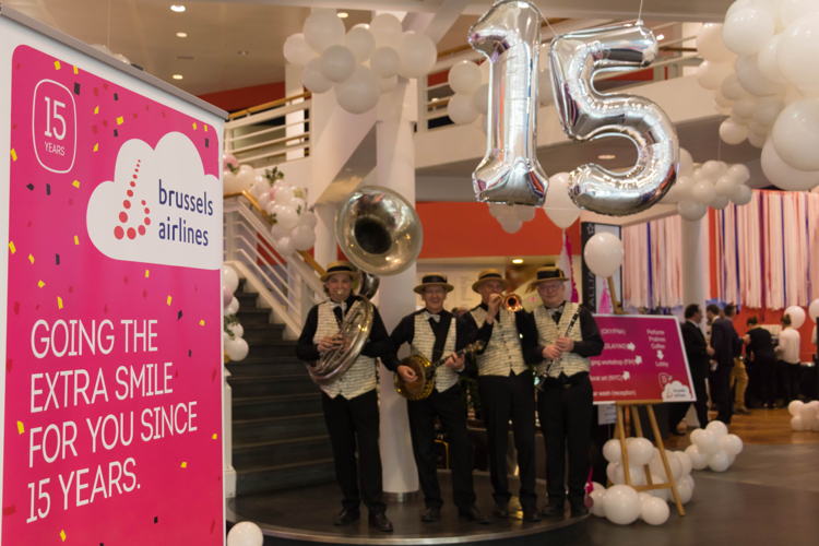 Célébrations à b.house, siège social de Brussels Airlines