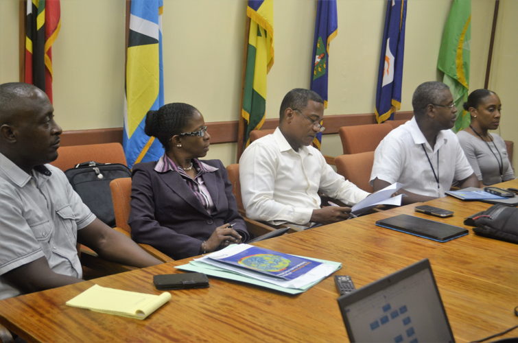 World Bank CROP Mission's visit to the OECS Commission from Nov 1-3, 2016.