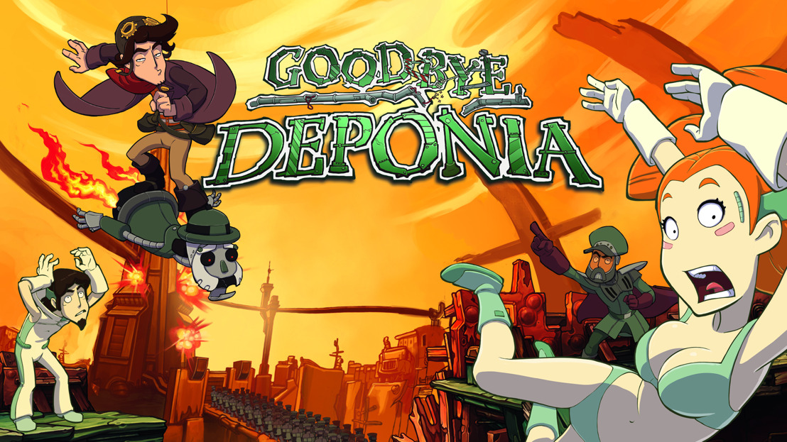 Seit heute ist Goodbye Deponia für PlayStation 4 und Xbox One erhältlich