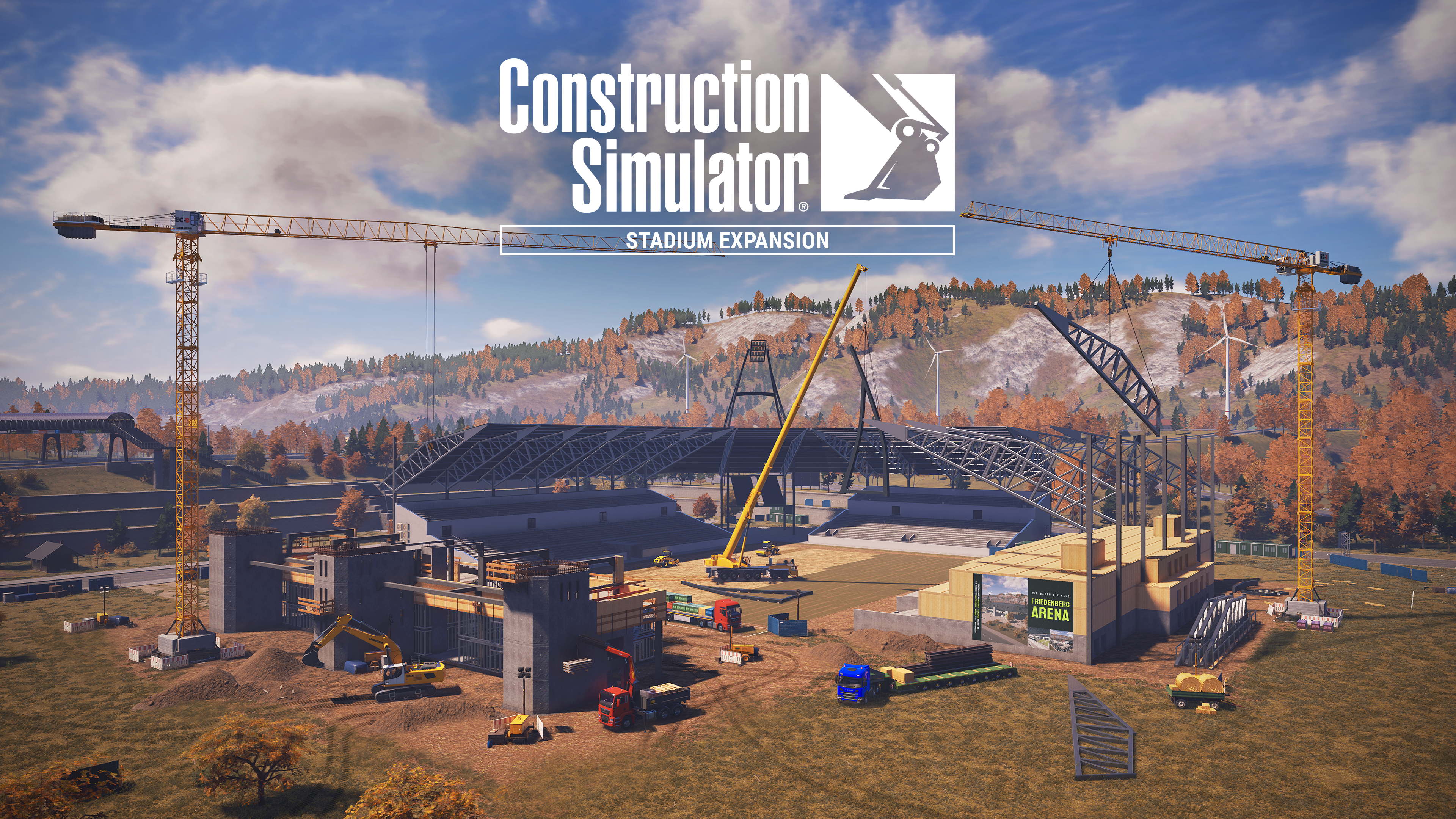 Construction Simulator® donne le coup d’envoi avec l'extension Stadium, disponible dès maintenant