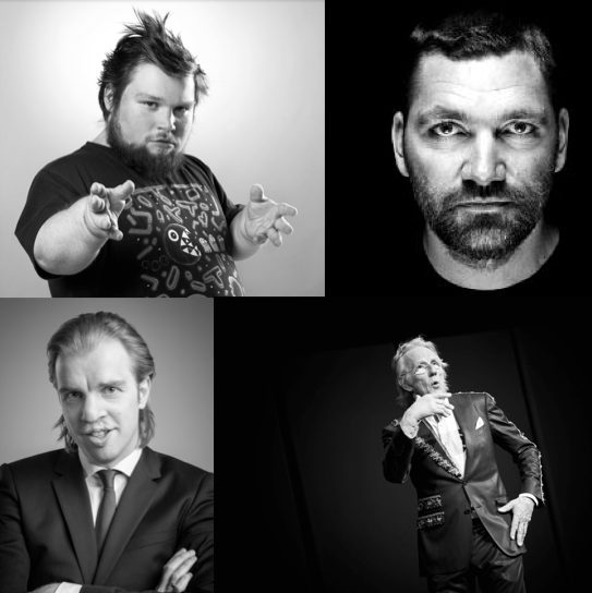 Opening Night feat. Freek de Jonge, William Boeva, Theo Maassen, Jan Jaap van der Wal en Jeroen Leenders.