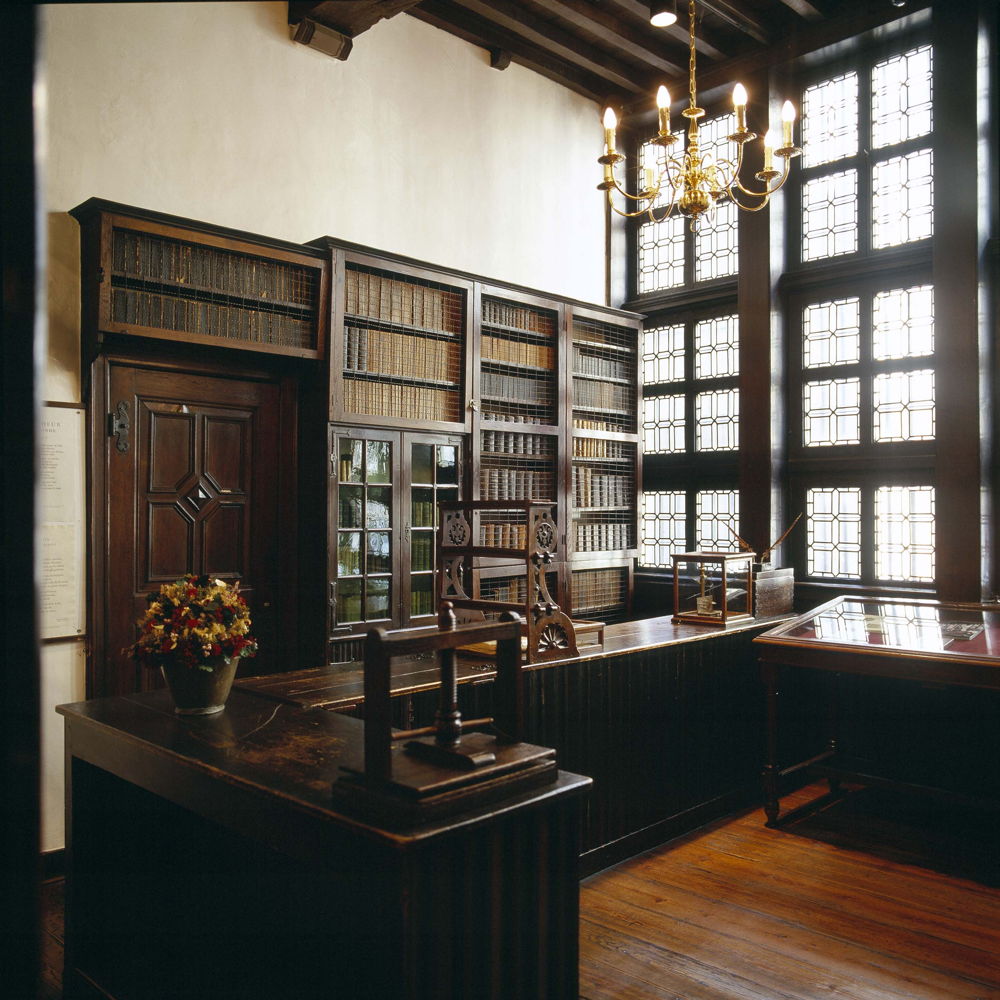 Museum Plantin-Moretus, old bookshop (ca. 1630), photo: Joris Luyten