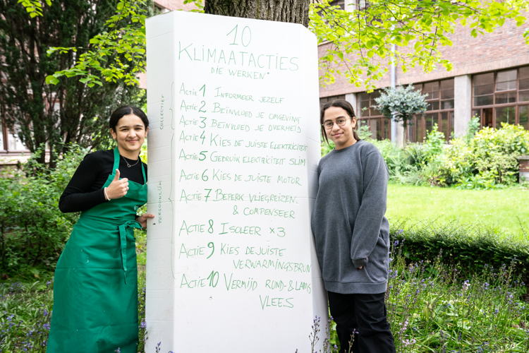 Workshop klimaat en milieu Xaverius college © Tom Cornille