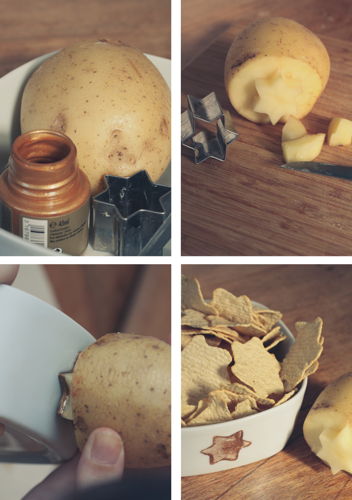 Lay's Oven Stars DIY Starry Potato Stamp