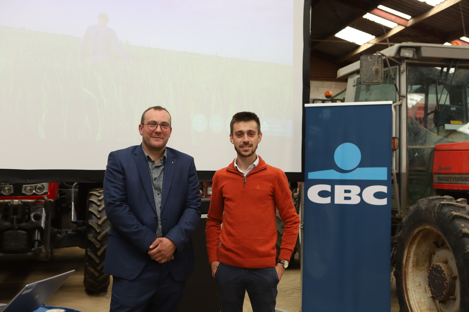 Fabian Wathelet (CBC) & Antoine Vandenberghe (agriculteur)