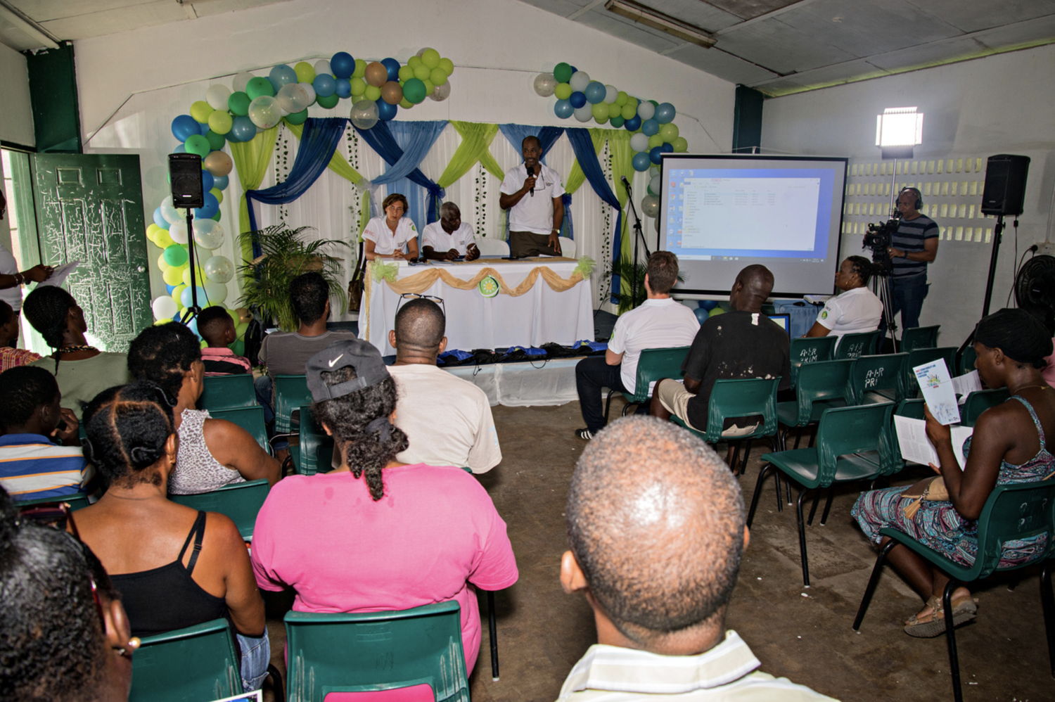 Cross section of the audience.