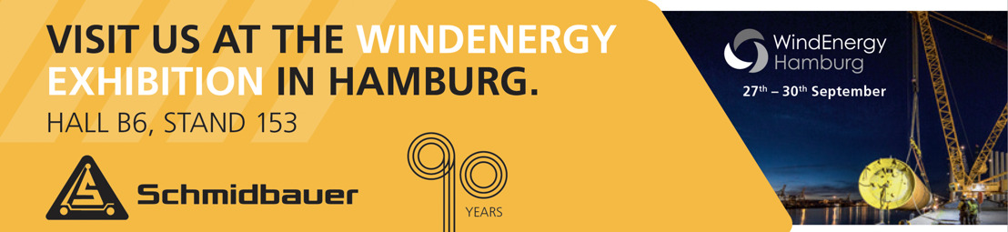 Schmidbauer Presents at the WindEnergy Trade Fair