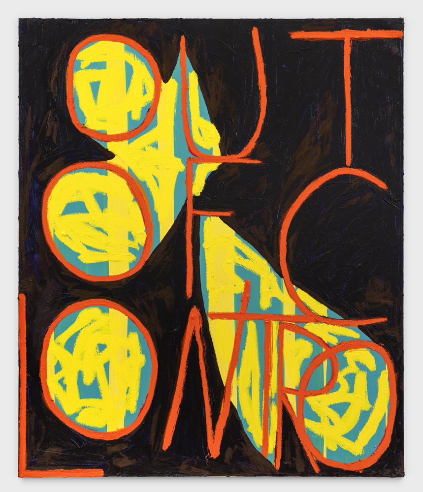 Samuel Jablon, Out of Control, 2021, oil and acrylic on canvas, 48 x 40 in (121.9 x 101.6 cm). Courtesy the artist and Ballon Rouge. Photo by Alex Yudzon Samuel Jablon, Out of Control, 2021, oil and acrylic on canvas, 48 x 40 in (121.9 x 101.6 cm). Courtesy the artist and Ballon Rouge. Photo by Alex Yudzon