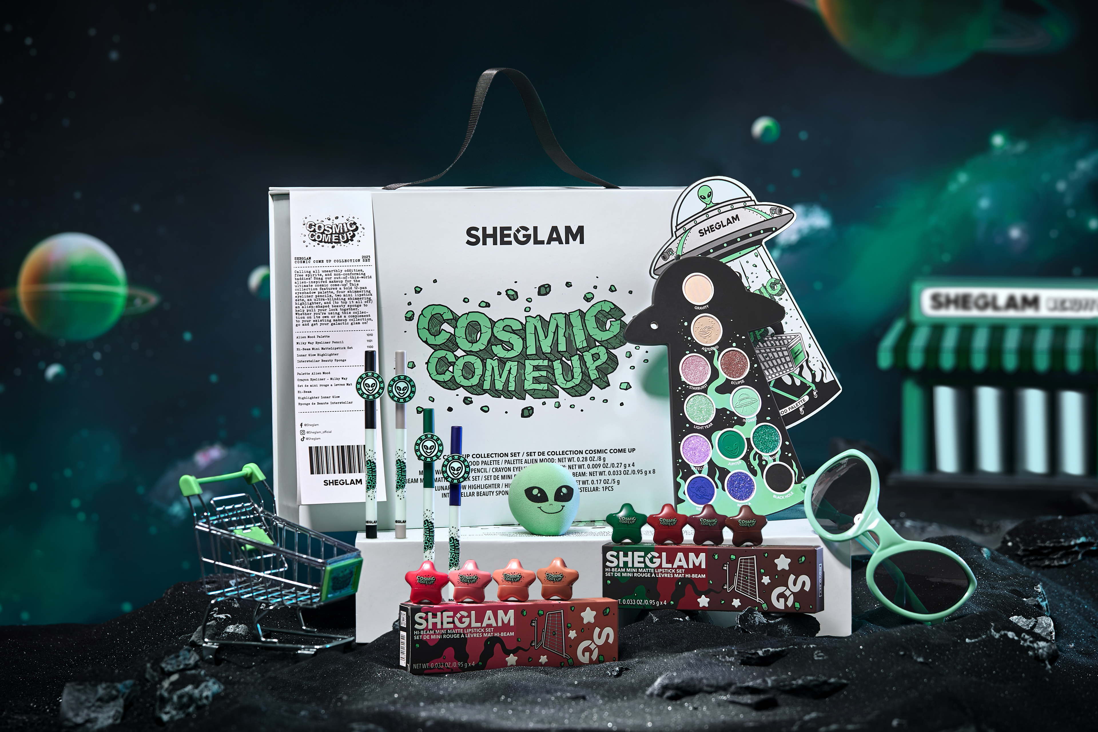 CONVIÉRTETE EN UNA ESTRELLA DE LA GALAXIA CON LA NUEVA COLECCIÓN COSMIC COME UP DE SHEGLAM 