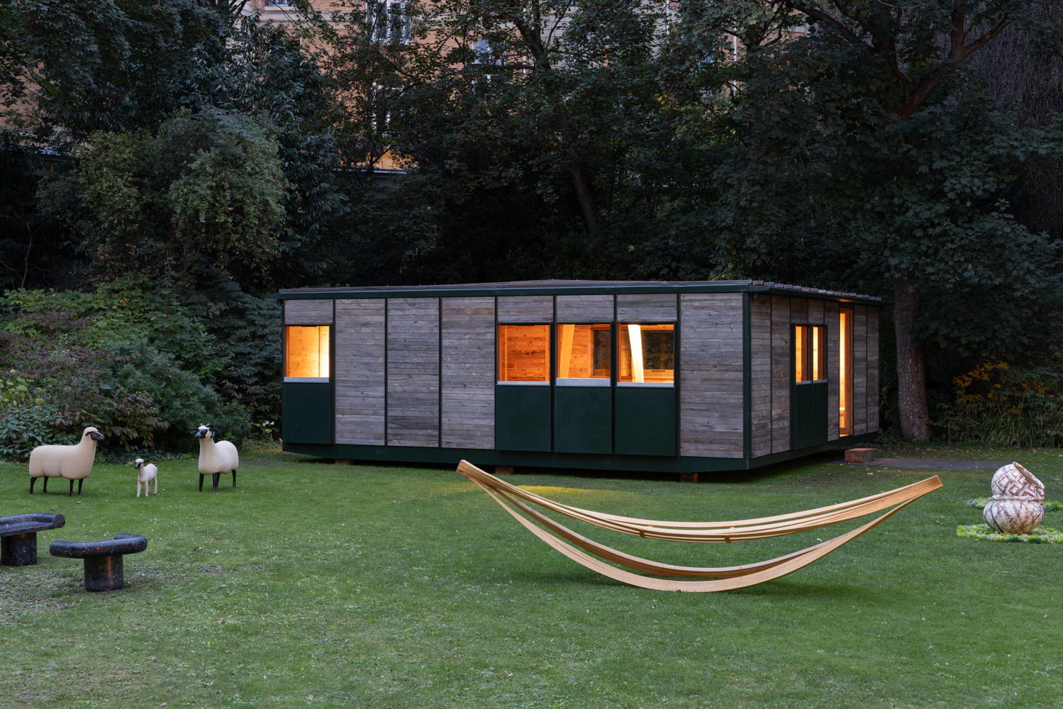 Carnac House by Jean Prouvé for Galerie Downtown-LAFFANOUR at Design Miami.Paris 2024 (Image credit - Ivan Erofeev)