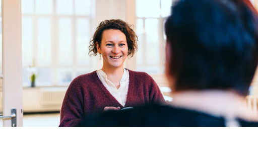 Opleidingsmanager Joke De Puysseleir, haalde hier jaren geleden zelf haar bachelor leraar secundair onderwijs