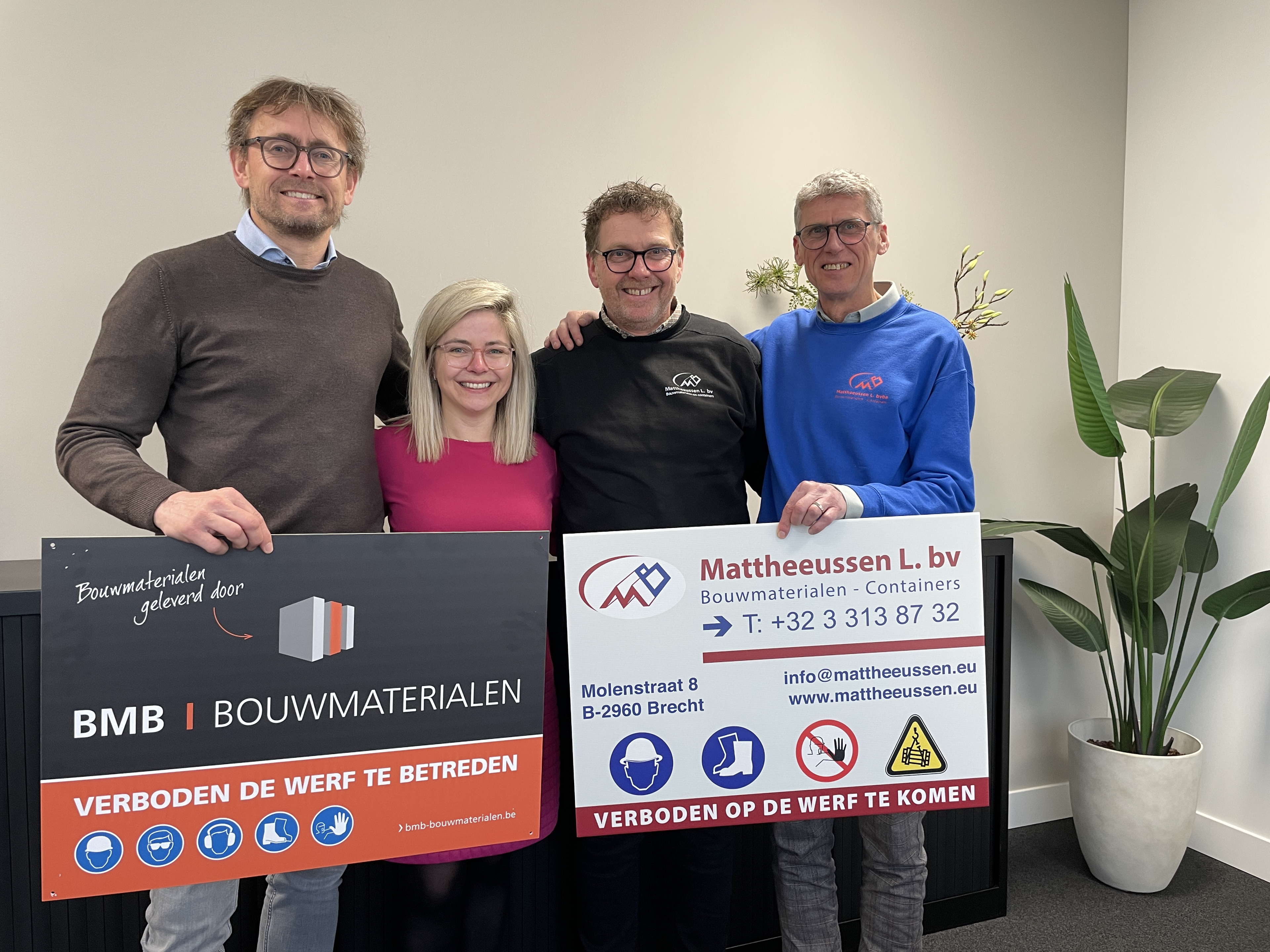 Persbericht: Mattheeussen uit Brecht draagt activiteiten over aan BMB Bouwmaterialen