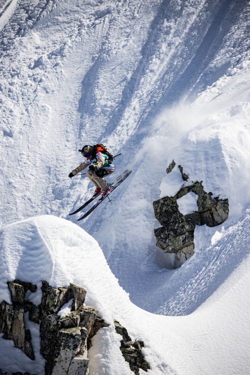 Sybille Bleanjean in action in Georgia ©Dom Daher