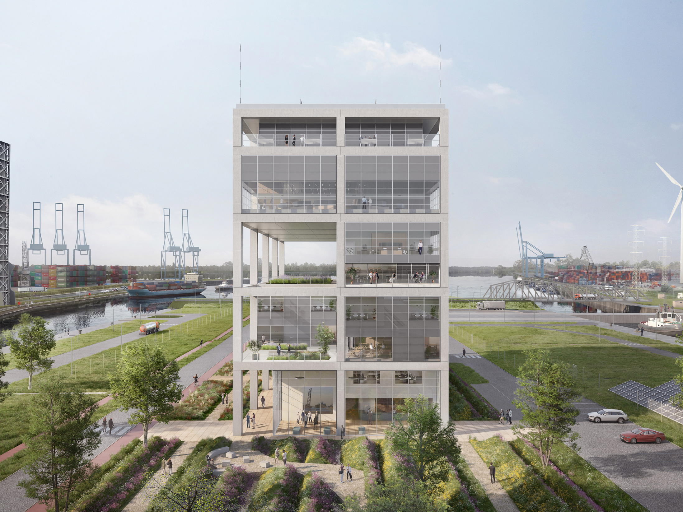 Start bouw van gloednieuw coördinatiecentrum in Antwerpse haven
