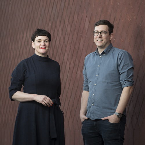 Adinda Van Geystelen (Directeur artistique Z33) & Jan Bloemen (Directeur Z33)
Photo © Kristof Vrancken Adinda Van Geystelen (Directeur artistique Z33) & Jan Bloemen (Directeur Z33)
Photo © Kristof Vrancken