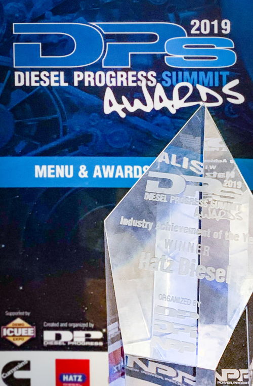 Le trophée convoité du Diesel Progress Award pour la réalisation de l’année 2019 (Achievement of the Year) est revenu à Hatz, constructeur de moteurs bavarois.