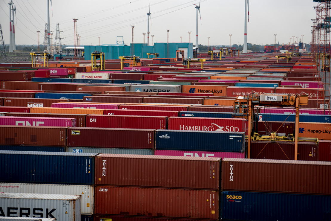 Verbond over extra containercapaciteit garandeert verdere noodzakelijke ontwikkeling van de containercapaciteit van de haven van Antwerpen