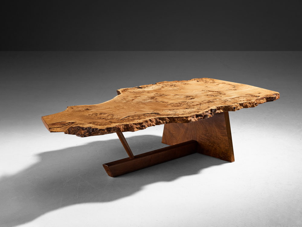 Minguren II, 1980 by George Nakashima at Morentz Gallery. Image courtesy of Morentz Gallery