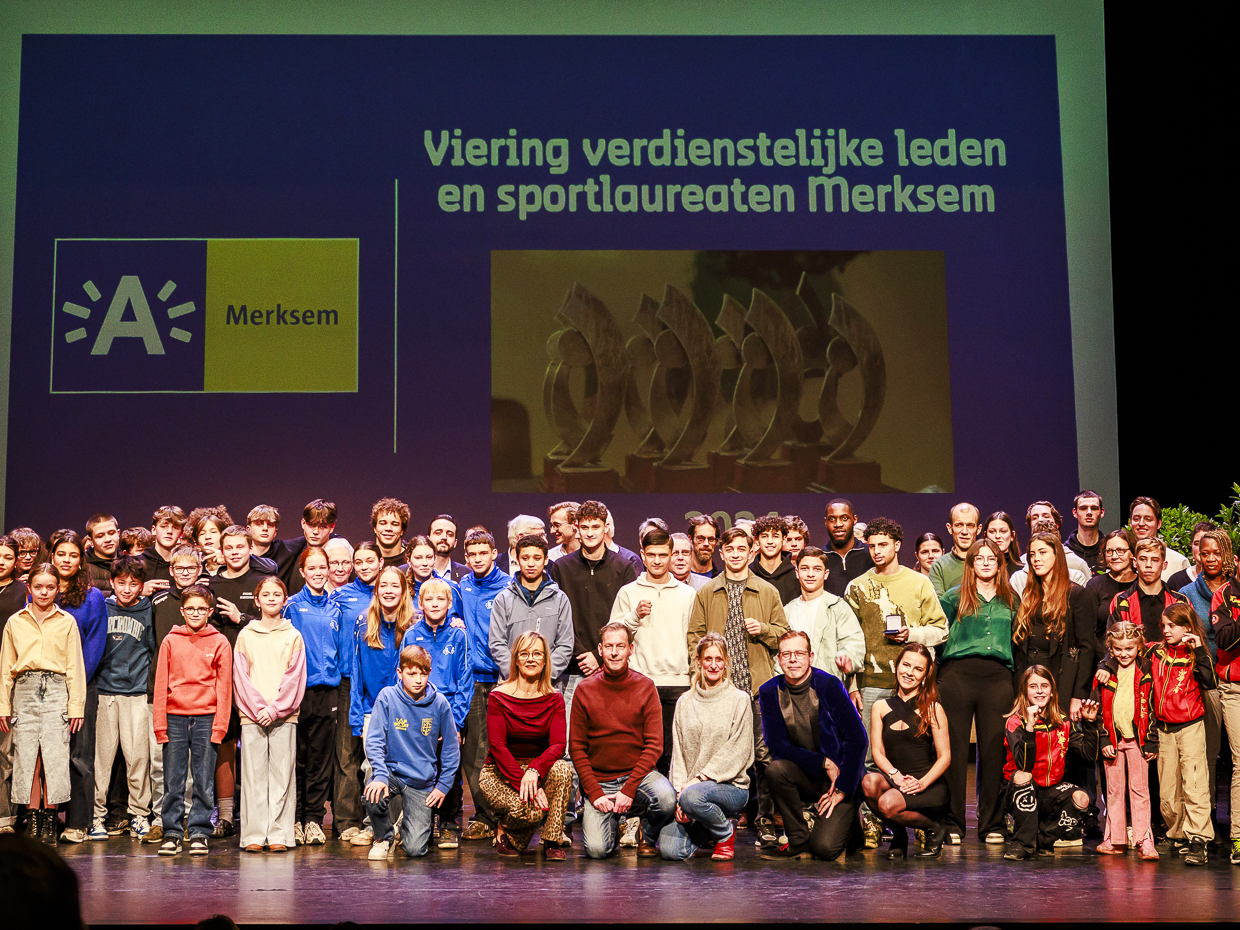 Merksemse sporters en verdienstelijke sportclubleden gevierd