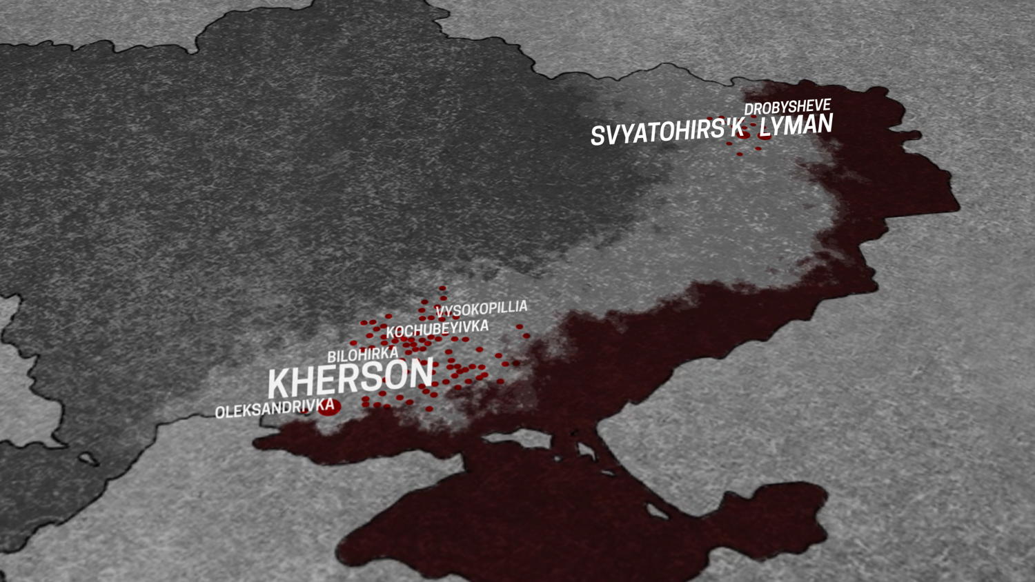 Destroyed health facilities witnessed by MSF in Ukraine retaken areas. October-December 2022. Copyright: MSF/Dora Naliesna 