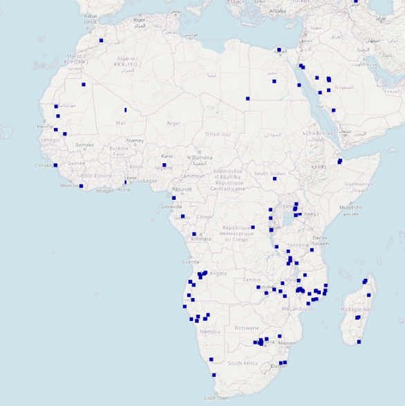 Figure 1 - Rare Earth Deposits in Africa