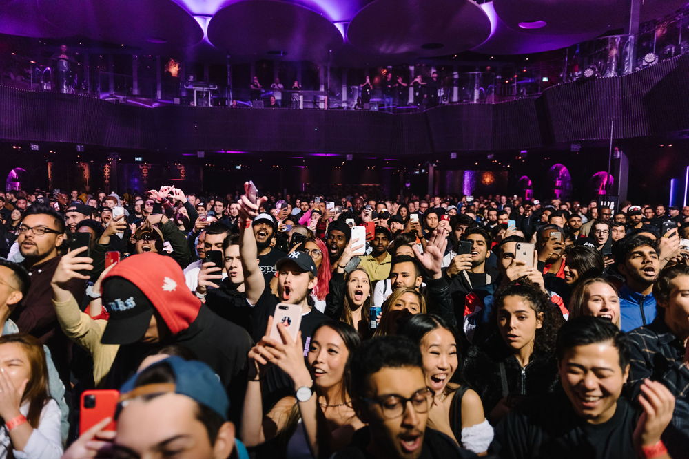 Fans at the Toronto Ultra Brand Launch, REBEL 
