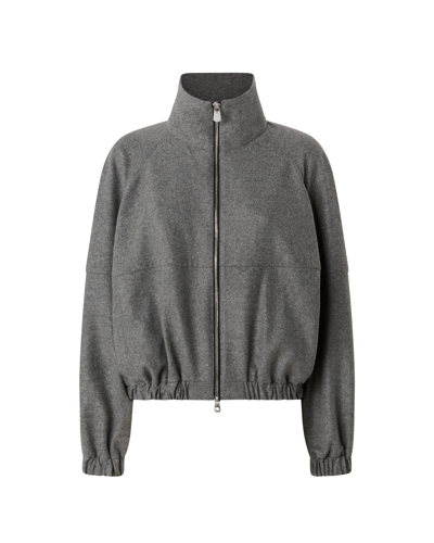 PINKO FW25 CONSUELO BOMBER FLANELLA DI JERSEY 1 EUR395