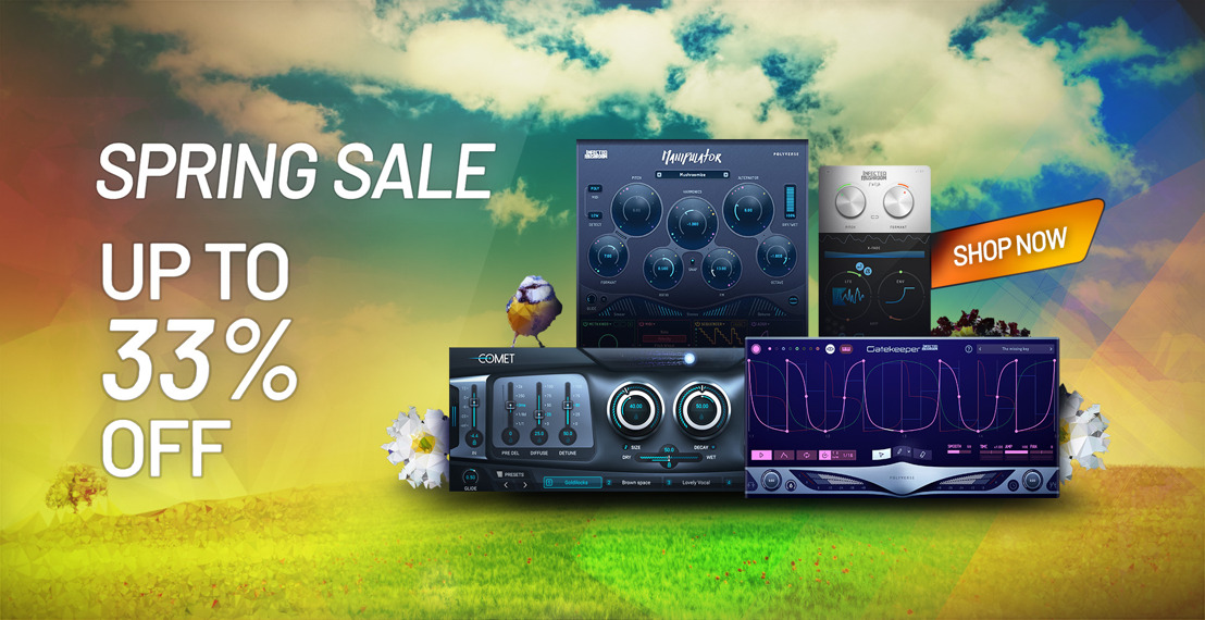 Polyverse Launches Spring Sale with Up to 33% Off All Plug-Ins Until April 25th