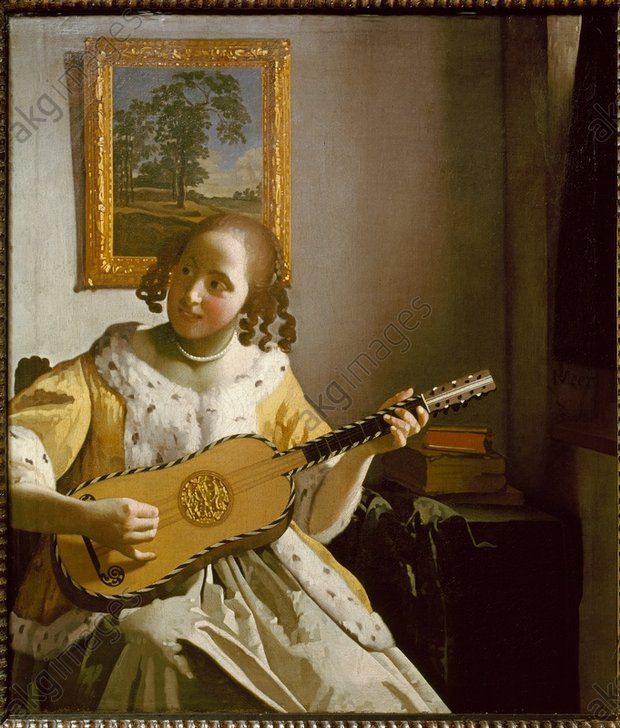 AKG830340 - “Guitar player”, 1670, by Vermeer