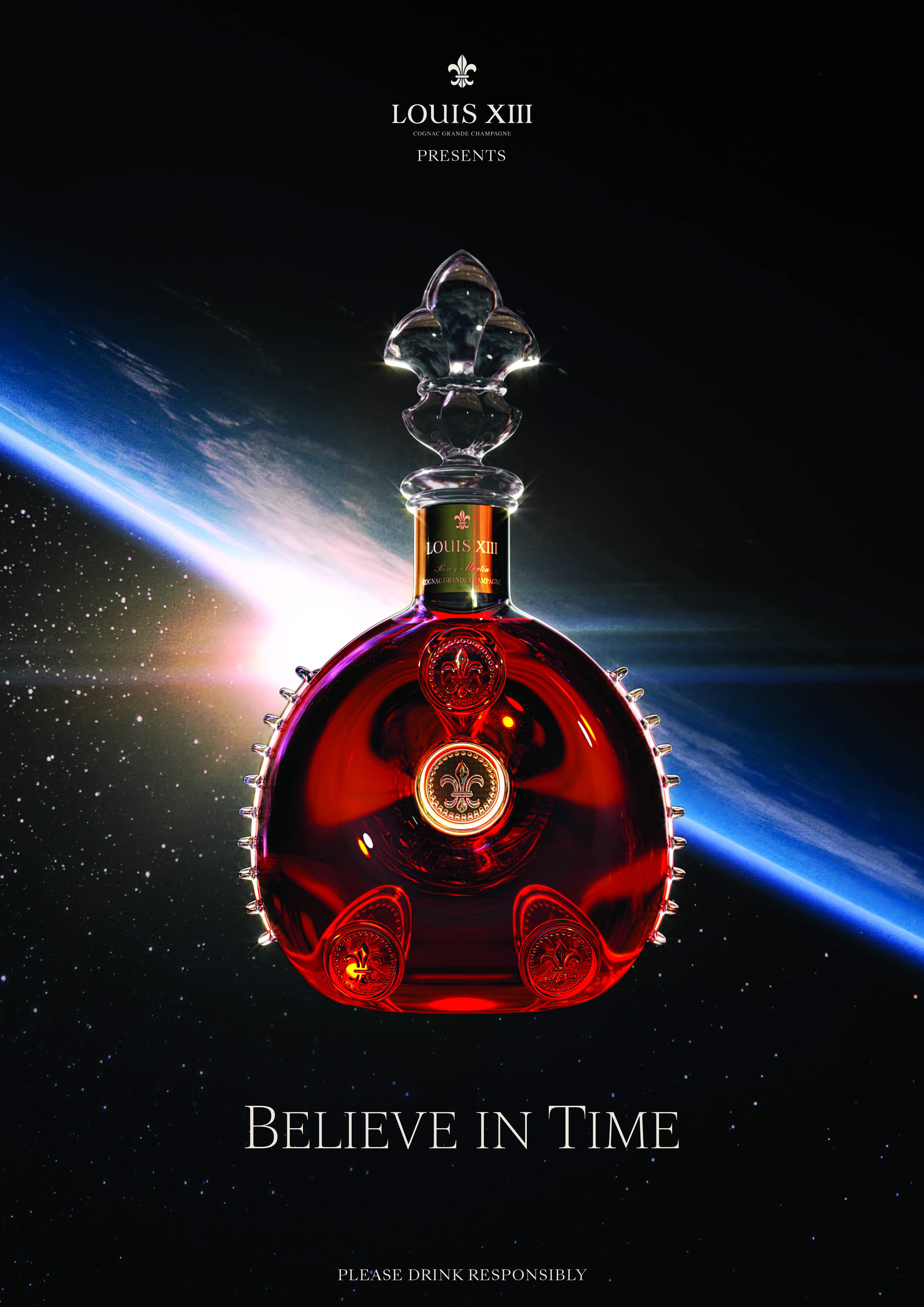 EL COGNAC LOUIS XIII DA FORMA A LA RELACIÓN ÚNICA QUE TIENE CON EL TIEMPO HONRANDO A LA TIERRA CON UN MENSAJE POSITIVO Y SENCILLO: BELIEVE IN TIME