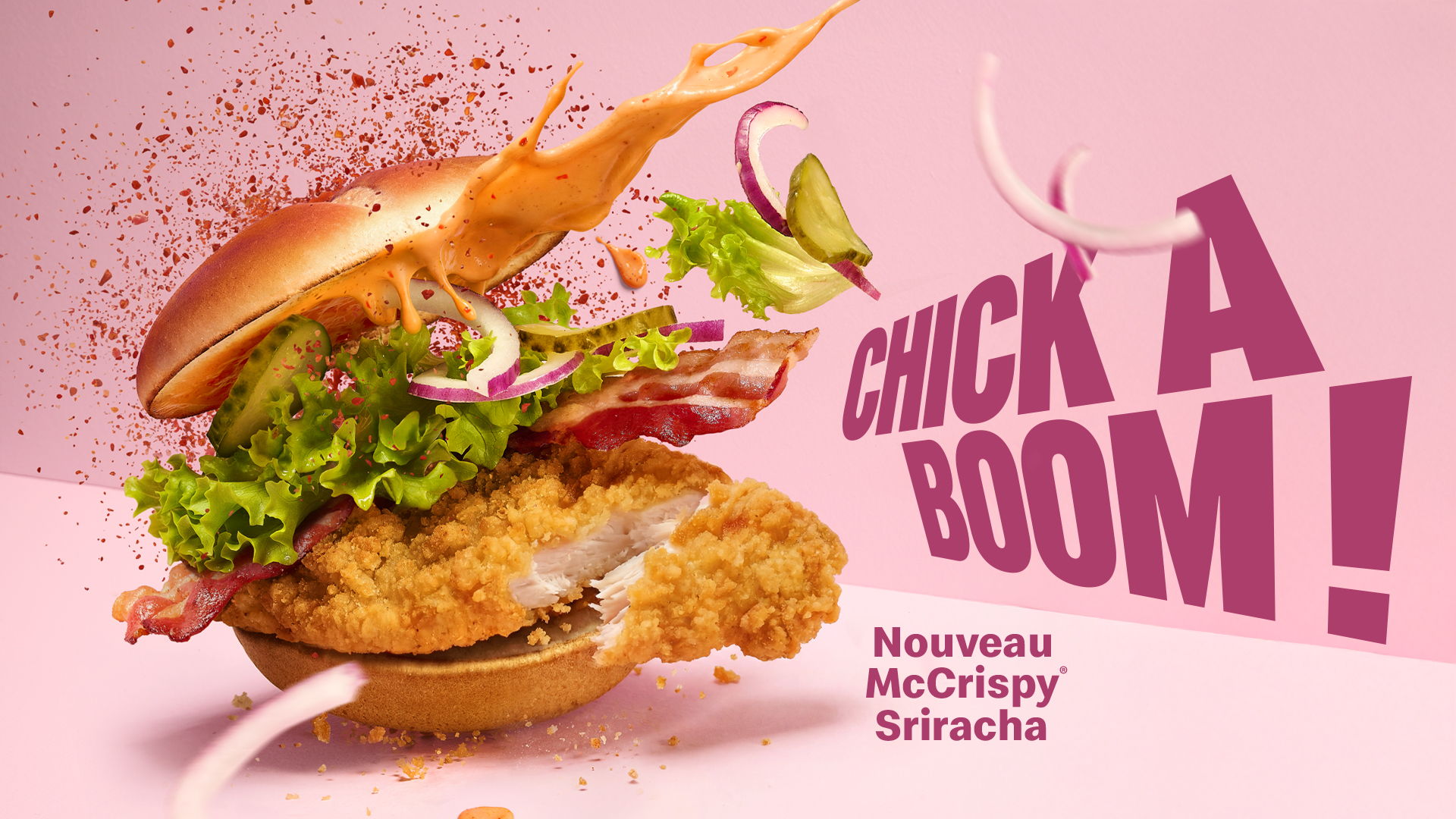 Chez McDo, le poulet fait Chick-A-Boom avec TBWA. 