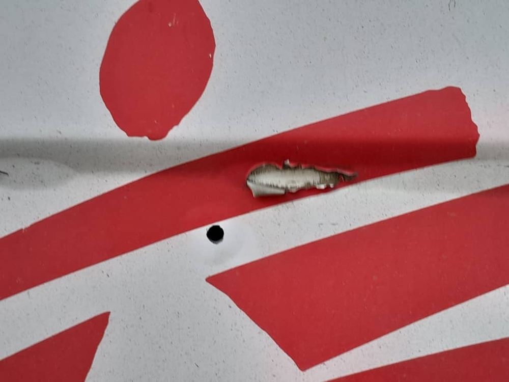 MSF vehicles shot. Copyright MSF