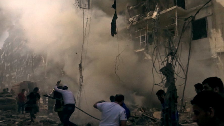 Bombardement in Syrië