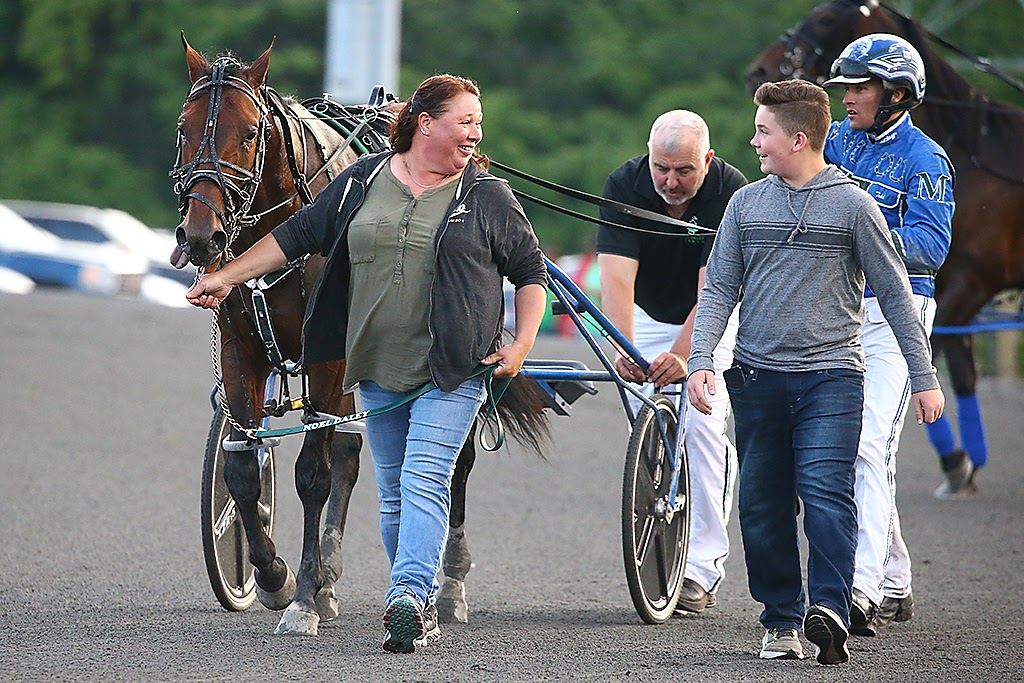 Pebble Beach and Todd McCarthy's winning effort brought on plenty of smiles, winning the first elimination of the North America Cup at Woodbine Mohawk Park. (New Image Media)