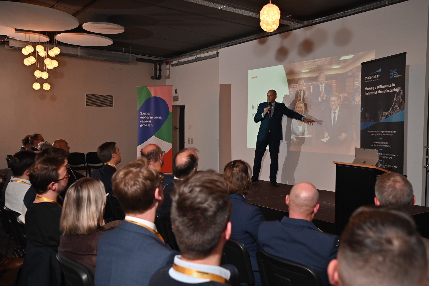 150 Vlaams-Brabantse ondernemers in gesprek met minister van Defensie Theo Francken