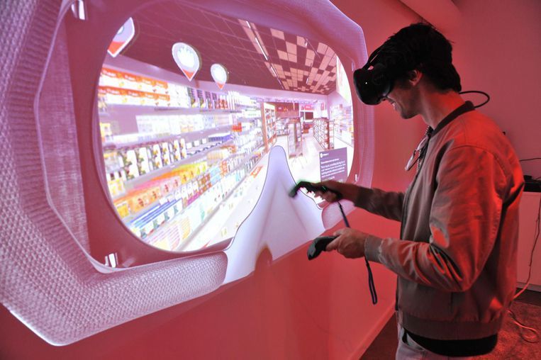 Test de VR-supermarkt