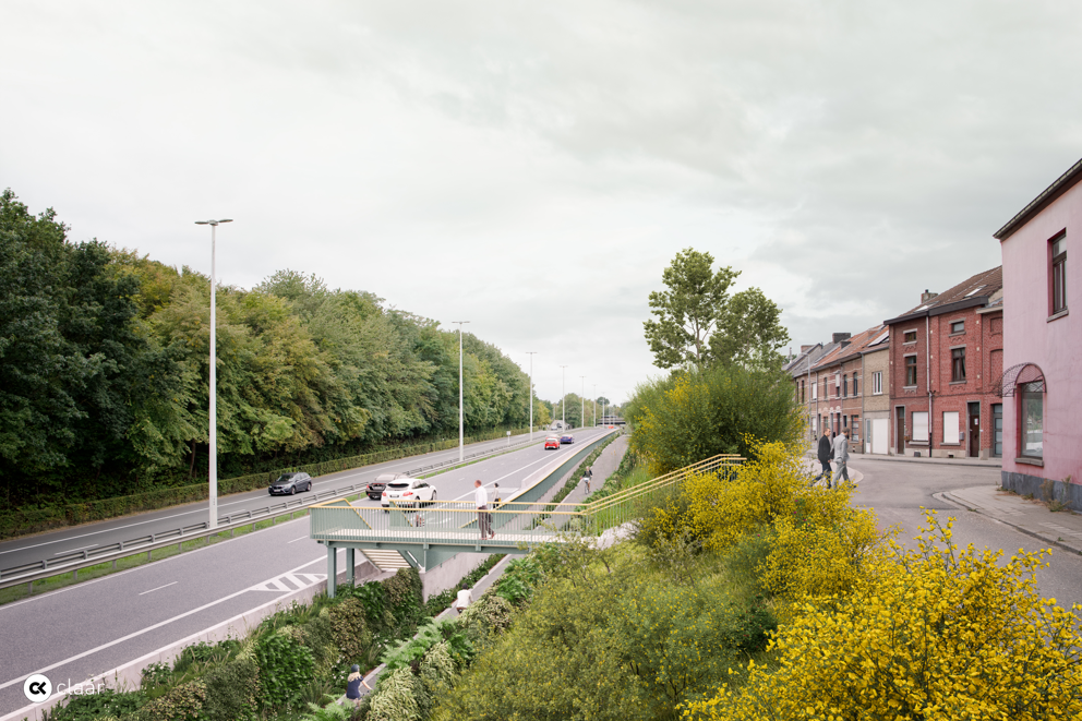 Stad Leuven investeert in nieuwe voetgangersbrug aan Lüdenscheidsingel