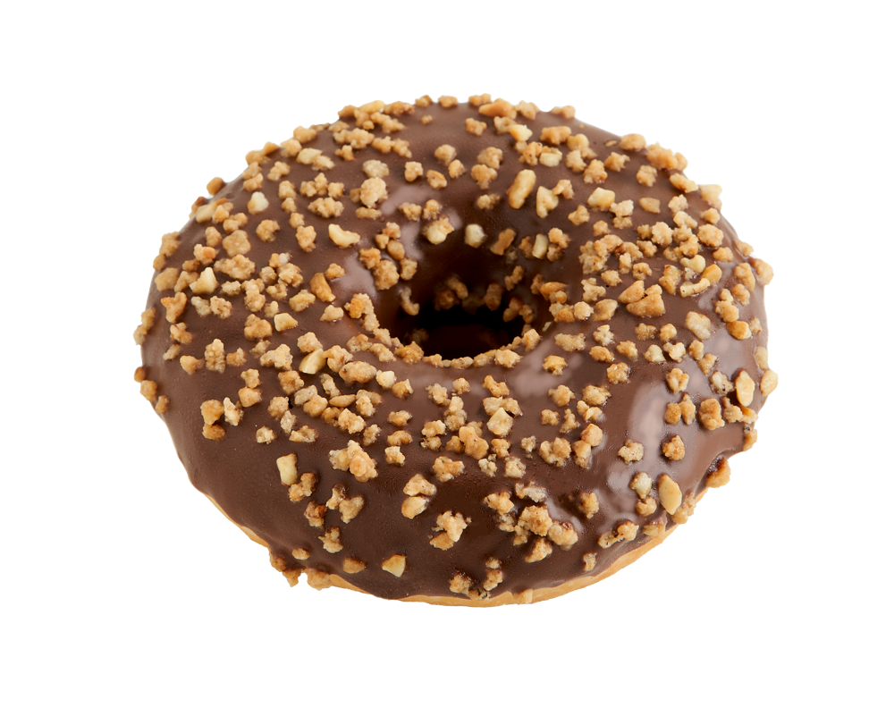 Panos - gevulde donut met cacao-hazelnoot
