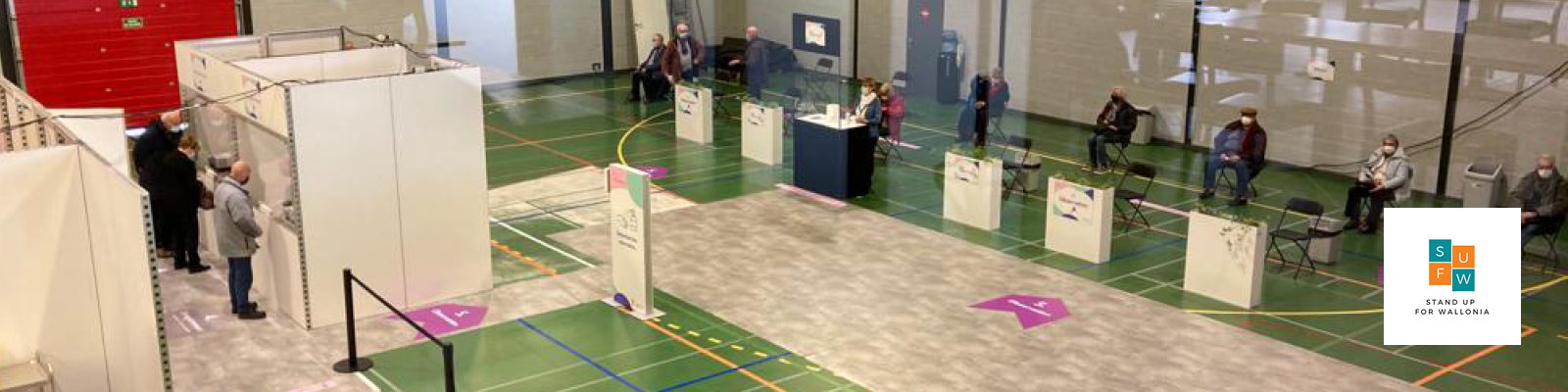 7 acteurs belges de l’événementiel s’associent pour créer un consortium unique autour des centres wallons de vaccination