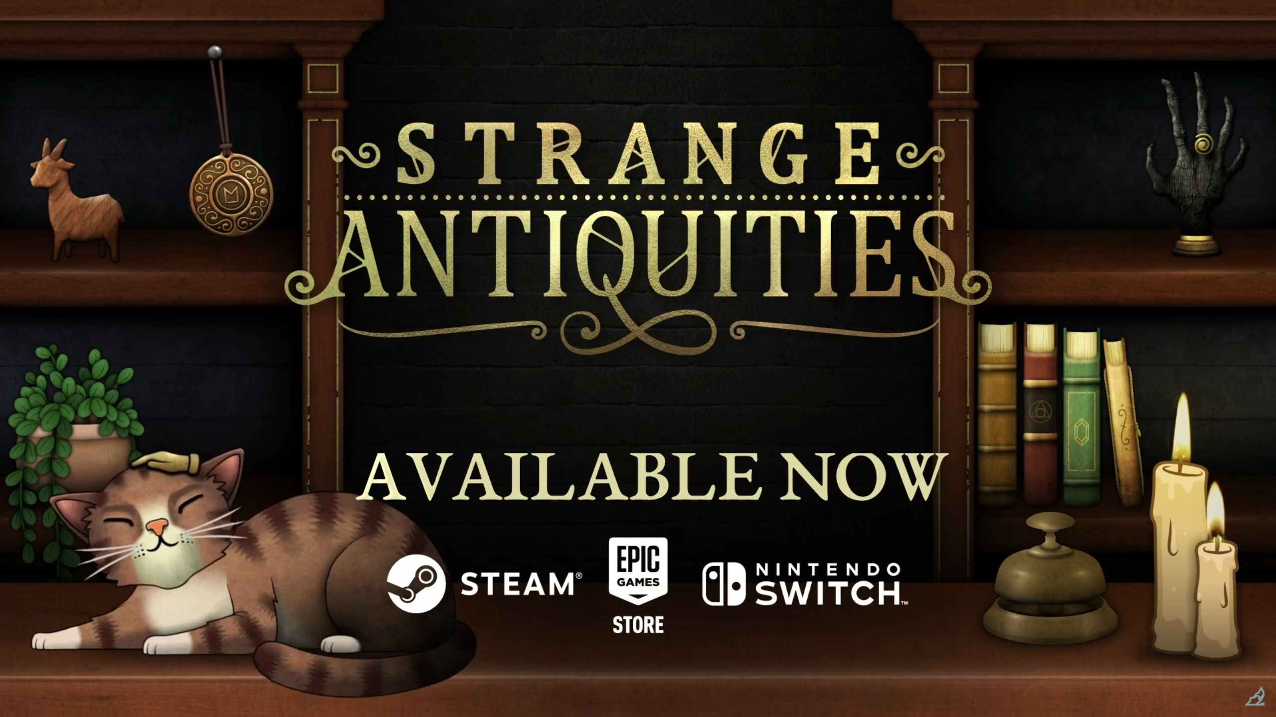 Strange Antiquities opens its doors to all aspiring Thaumaturges - OUT NOW on Steam, EGS, and Switch!