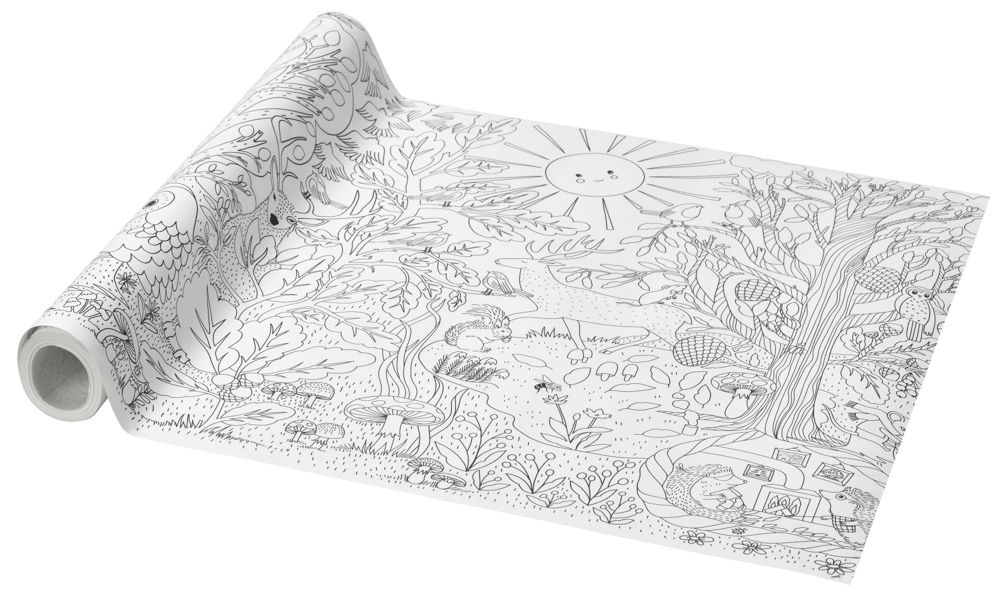 PE936316IKEA_SKOGSDUVA_olouring paper roll_€4,99_
