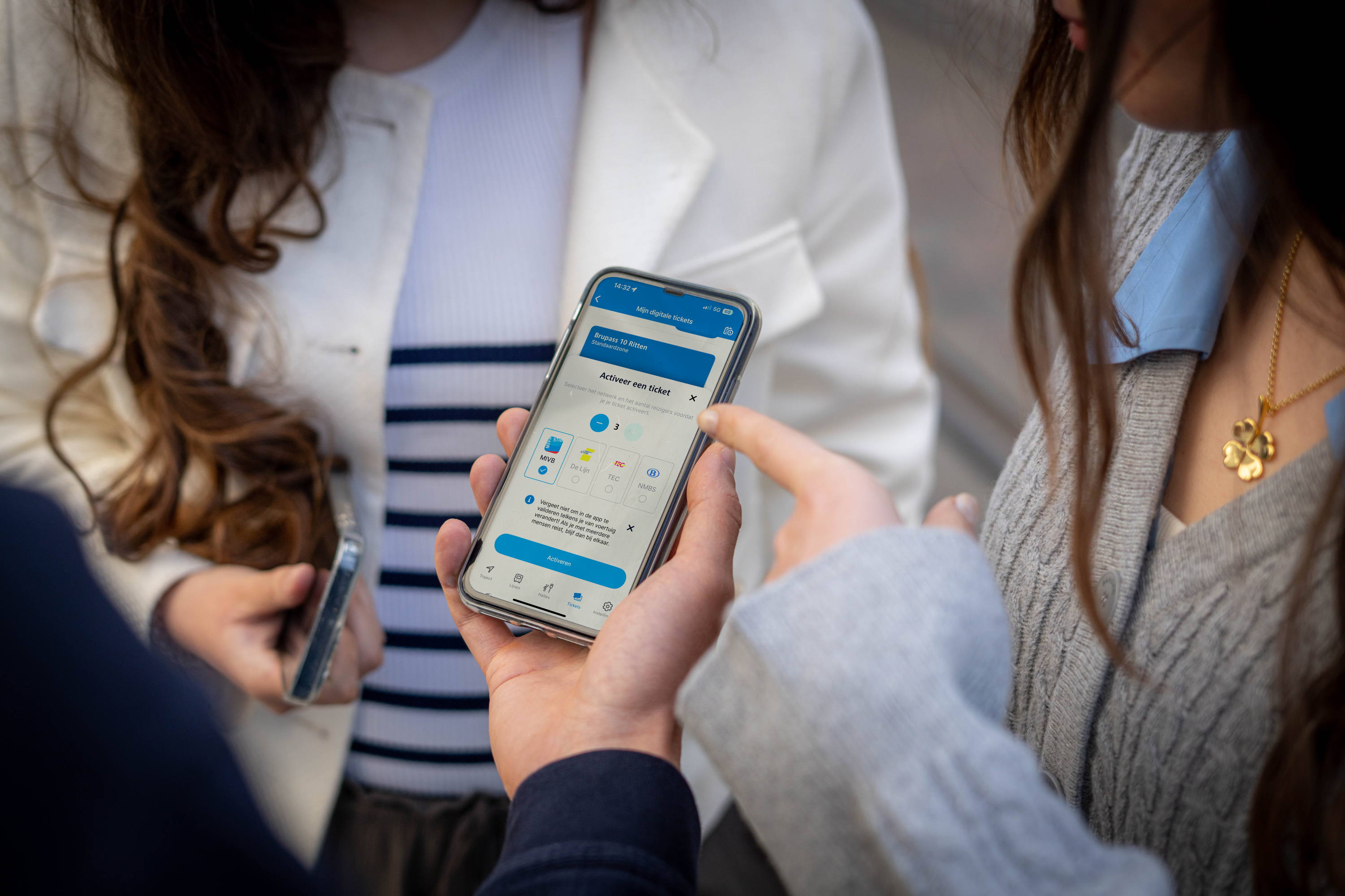 Al 3,2 miljoen ritten betaald met digitaal ticket in MIVB-app