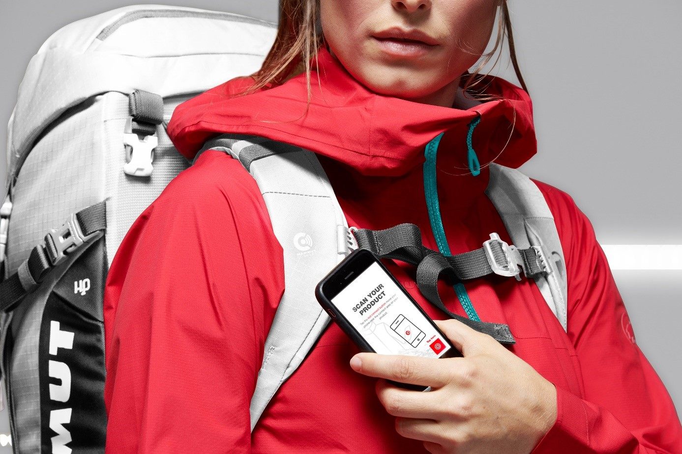 Mammut Connect ermöglicht es, emotionale und interaktive Produktinformationen direkt mit dem Konsumenten zu teilen.