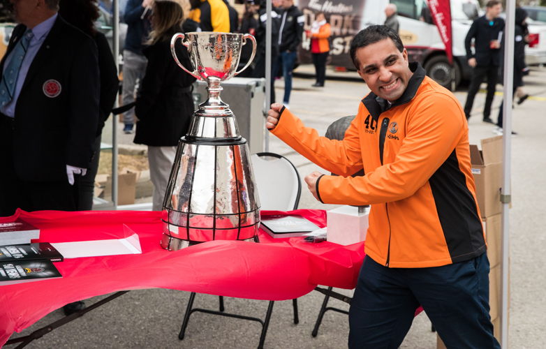 The Grey Cup. Photo credit: Paul Gauthier